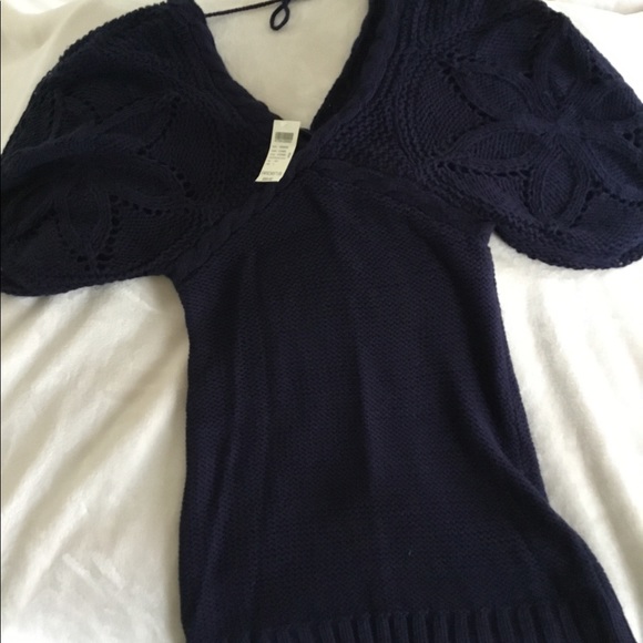 ARDEN B crochet dress, NAVY L, NWT 🌟🌟🌟HOST PICK 🌟🌟🌟 - Picture 3 of 6